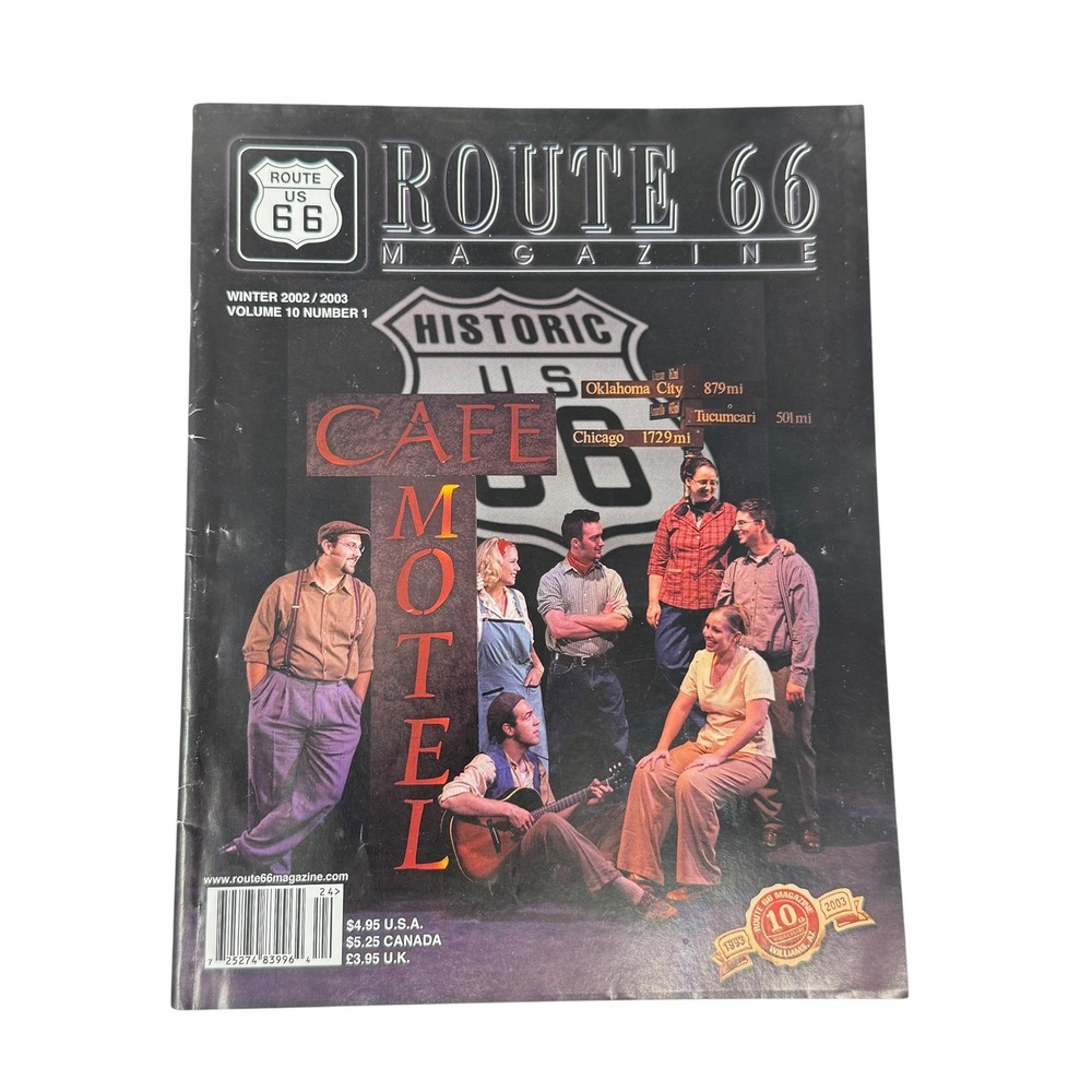 Route 66 Magazine Winter 2002 2003 Vol 10 No 1 Cafe Motel Travel